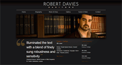 Desktop Screenshot of bobdaviesbaritone.com